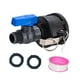 thumbnail image 4 of Conector IBC Tote Conector IBC TOTE Adaptador de agua Adaptador de manguera de agua Multifuncional Conector rápido de 3 tamaño Válvula IBC IBC Válvula, 4 of 8