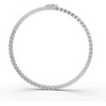 thumbnail image 2 of TimeLess Classics 4-Prong Setting Straight-Line Lab-Grown Diamond Tennis Bracelet in 14K White Gold - 7 CTW, 2 of 5