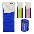 thumbnail image 2 of Wakeman Outdoors Warm Sleeping Bag with Insulated Filling for Adults (Blue), 2 of 7