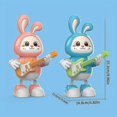 thumbnail image 2 of Childrens Electric Singing And Dancing Robot Light Music Cute Rabbit Guitarist Baby Childrens Toy, 2 of 5