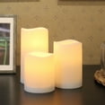 thumbnail image 6 of Wralwayslx Flameless LED Pillar Candles Rechargeable Flicker with Remote Control Max 1500 Hours, 6 of 7