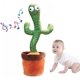 thumbnail image 1 of Juguete de peluche electrónico de cactus bailarines con iluminación, grabación de cactus cantores y repetición de lo que dices, juguete de peluche de cactus para decoración familiar, divertidos jugue Namotu CZWJ-XM145, 1 of 1
