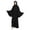 Black, variant on Bimba Islamic Prayer Long Dress For Women Solid Abaya With Hijab/Scarf Bell Sleeves Kaftan