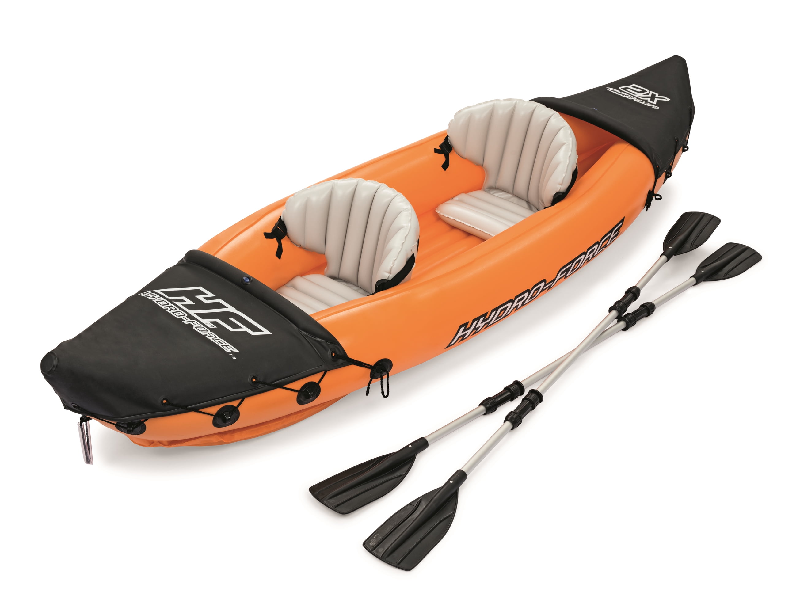 lite-rapid x2 inflatable kayak boat raft with 2 aluminum