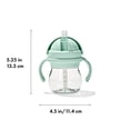 thumbnail image 6 of OXO Tot Transitions 6 oz Straw Cup with Removable Handles, 2-Pack, Opal and Blossom, For Toddlers Ages 6 Months and Up, 6 of 6