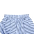 thumbnail image 6 of Only Moment Stretch Waist Shorts Cotton and linen Casual Loose Elastic Waist Drawstring Beach Cover Up Shorts Light Blue,XL, 6 of 8