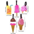 thumbnail image 2 of 5PCS Funny Luggage Tags Silicone Baggage Labels Travel Identifier Tags,Icecream, Drinks, Popsicle, 2 of 7