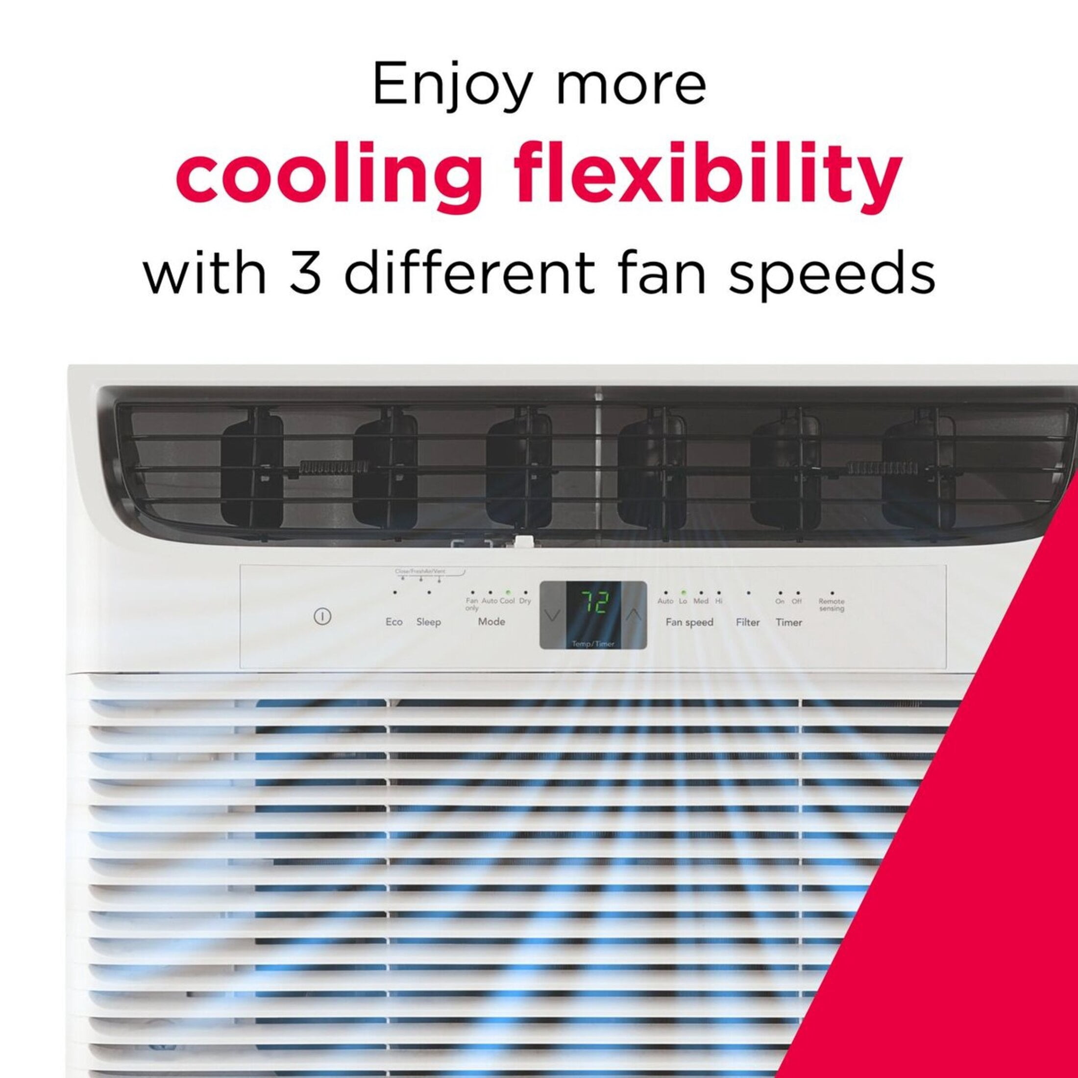 Frigidaire 10,000 BTU Window Air Conditioner for Medium Rooms, Multi-Speed Fan and Efficient Cooling