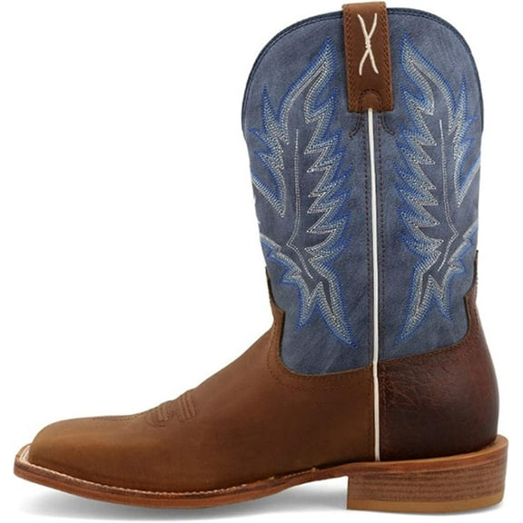 Twisted X Men's 11" Tech Xâ¢ Boot, Cocoa & Denim Blue, 11.5 EE