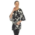 thumbnail image 2 of White Mark Women's Floral Blanche Tunic Top, 2 of 5