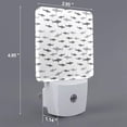 thumbnail image 2 of Fotbe Veilleuse Rétroéclairée à LED Motif Requin Mignon avec Capteur de Mouvement & Capteur Crépuscule à l'Aube Veilleuse Écoénergétique, Veilleuse de Chambre-UK, 2 of 7