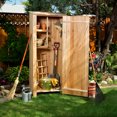 thumbnail image 4 of All Things Cedar GH20 27-in Cedar Garden Storage Outdoor Hutch - 27L x 20W x 73H, 4 of 4