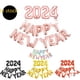thumbnail image 1 of Globo de película de aluminio con letras de Feliz Año Nuevo de 16 pulgadas, decoración con escena de Año Nuevo, 1 of 4