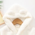 thumbnail image 3 of Dagaeig Boys Girls Kids Flannel Bathrobe,Soft Hooded Sleep Robe with Waist Tie,Cozy Cartoon Pattern,for Boys Girls 2T 3T 4T 5T 6T 7T 8T ,All-Season Loungewear Toddler Pajamas 4-5 Years, 3 of 5