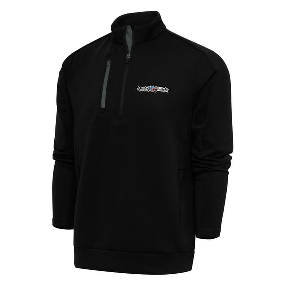 Men's Antigua Black Cody Rhodes Generation Quarter-Zip Pullover Top