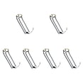 thumbnail image 3 of Lipstore 6Pcs Pool Table Pocket Rails Accessories Portable Billiard Table Slide Track B, 3 of 8