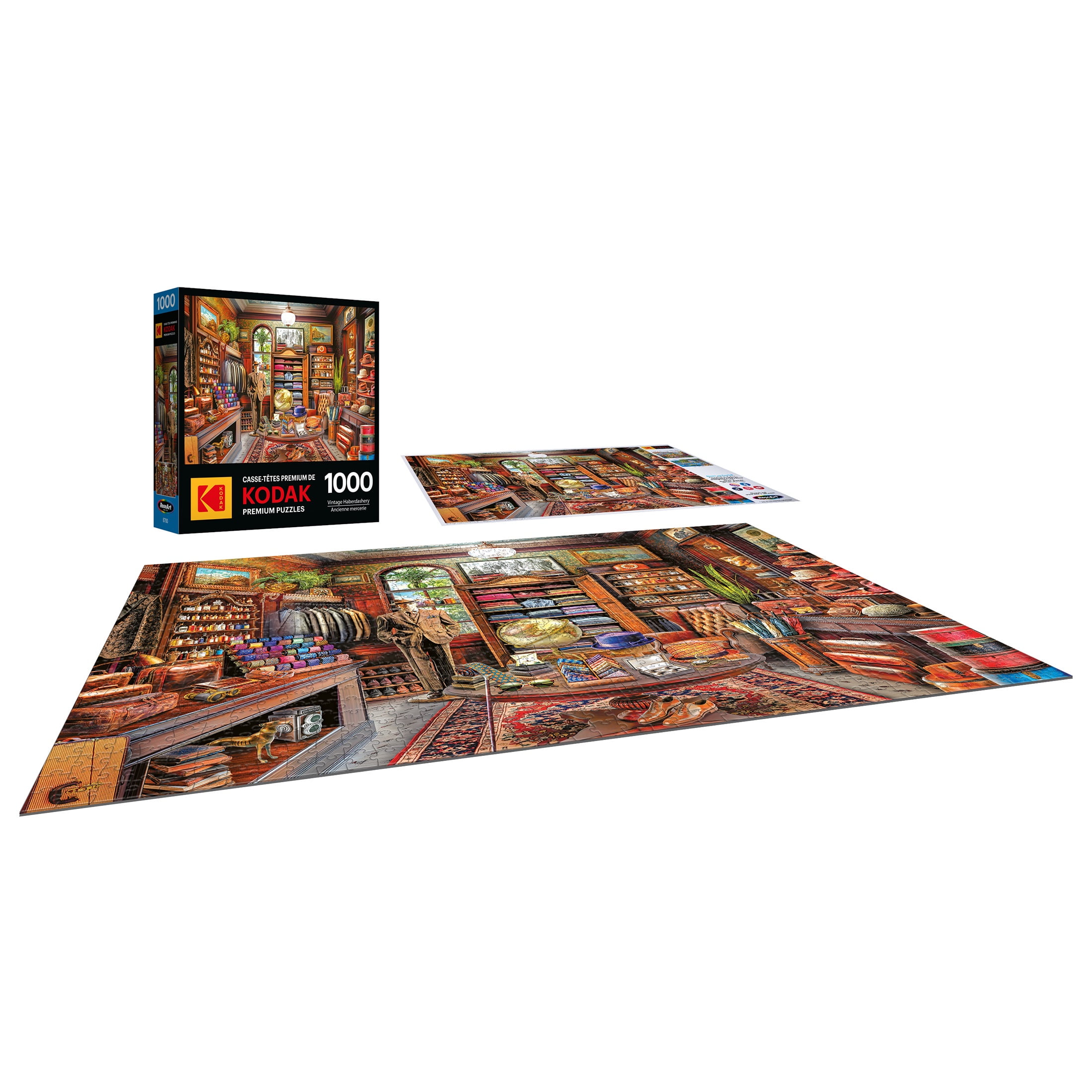 RoseArt Kodak 1000-Piece Vintage Haberdashery Adult Interlocking Puzzle