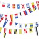 thumbnail image 4 of 40 banderas de señales: bandera de código de señales de la Marina Internacional, decoración naval, decoración náutica para el hogar, barco, embarcación., 4 of 8