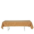 thumbnail image 6 of Efavormart Rectangle Tablecloth, 60"x102" Stain & Wrinkle Resistant Washable Table Cloth, Oblong Decorative Polyester Fabric Table Cover for Dining, Party, Wedding & Baby Shower- Gold, 6 of 10