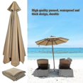 thumbnail image 3 of Best Seller Replacement Fabric Garden Parasol Canopy Cover For 3m 6/8 Arm Patio Sun Umbrella 50% Offer 26-27s, 3 of 5