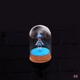 thumbnail image 1 of 8 Pieces with Wood Base Cloche Bell Jar Vase Round for, 1 of 6