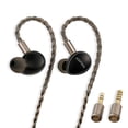 thumbnail image 1 of Auriculares HiFiGo KEFINE Quatio 2DD+2BA con monitor intraural negro, 1 of 9