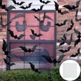 thumbnail image 2 of Inteprter Juego de 5 unidades de camino de mesa, mantel para fiesta de Halloween, cubierta de pantalla, decoración de poliéster, Kit de bufanda para Kits de decoración para fiestas Inteprter HA007665-00, 2 of 6