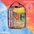 thumbnail image 3 of Tirrinia Insulated Lunch Box for Men Women, Portable Thermal Small Lunch Bag for Office Work Picnic, Reusable Compact Lunchbox Cooler Tote for Adults,Maple Leaf, 3 of 6