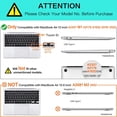 thumbnail image 2 of Funda ByCeke compatible con MacBook Air de 13 pulgadas, 2018, incluye funda, 2 of 7