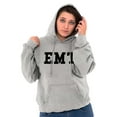 thumbnail image 3 of EMT First Responder Paramedic Rescue Hoodie Sweatshirt Women Men Brisco Brands M, 3 of 5