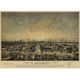 thumbnail image 2 of Bainbridge 24x18 Gold Ornate Wood Framed with Double Matting Museum Art Print Titled - Sacramento California - Bainbridge 1850, 2 of 4