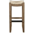 thumbnail image 5 of Home Square 30H Wood Bar Stool with Rush Seat in Brown - Set of 3, 5 of 7