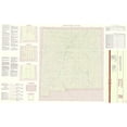 thumbnail image 2 of USGS 14x10 White Modern Wood Framed Museum Art Print Titled - New Mexico New Mexico Index Quad - USGS 1983, 2 of 4