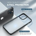 thumbnail image 5 of Starshop iPhone 15 Pro case, With Tempered Glass Protector, Shockproof Clear Case Black, 5 of 7