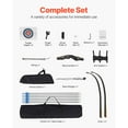thumbnail image 5 of KFFKFF 60-Inch Wooden Takedown Recurve Bow Kit, Right-Handed Ergonomic Design for Archery, Includes Bow and Arrows, Suitable for Outdoor Target Practice, Hunting, and Skill Development, 35 lbs, 5 of 9
