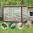 thumbnail image 6 of 8X10 FT Clear Waterproof Tarps Heavy Duty Outdoor Garden Rainproof Covering,Clear Vinyl Tarp with Grommets, 6 of 7