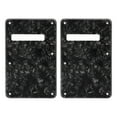 thumbnail image 1 of 2Pcs Electric Guitar Backplate Guitar Cavity Cover Plate Pickguard PVC for Replacement Black, 1 of 14