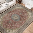 thumbnail image 5 of 5x7 Washable Area Rug Non-Slip Low Profile Vintage Distressed Oriental Rug for Living Room, Bedroom, Dining Room, Office, 5 of 13