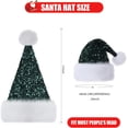 thumbnail image 4 of Personalized Sequin Santa Hat for Adults, Red Glitter Christmas Party Hat, Xmas Halloween New Year Holiday Headwear, 4 of 5