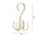 thumbnail image 3 of Perchas giratorias 360º para cinturones de armario, 4 ganchos, resistentes, ligeras, para cinturones, corbatas, bolsos, uso interior y exterior, 3 of 8