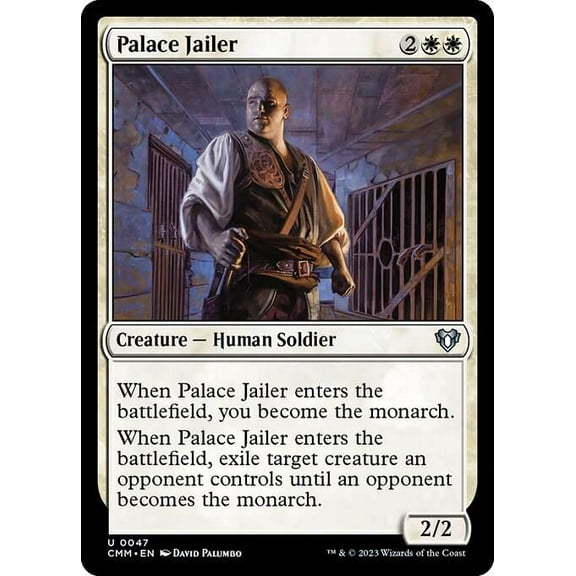 MtG Commander Masters Uncommon Palace Jailer #47