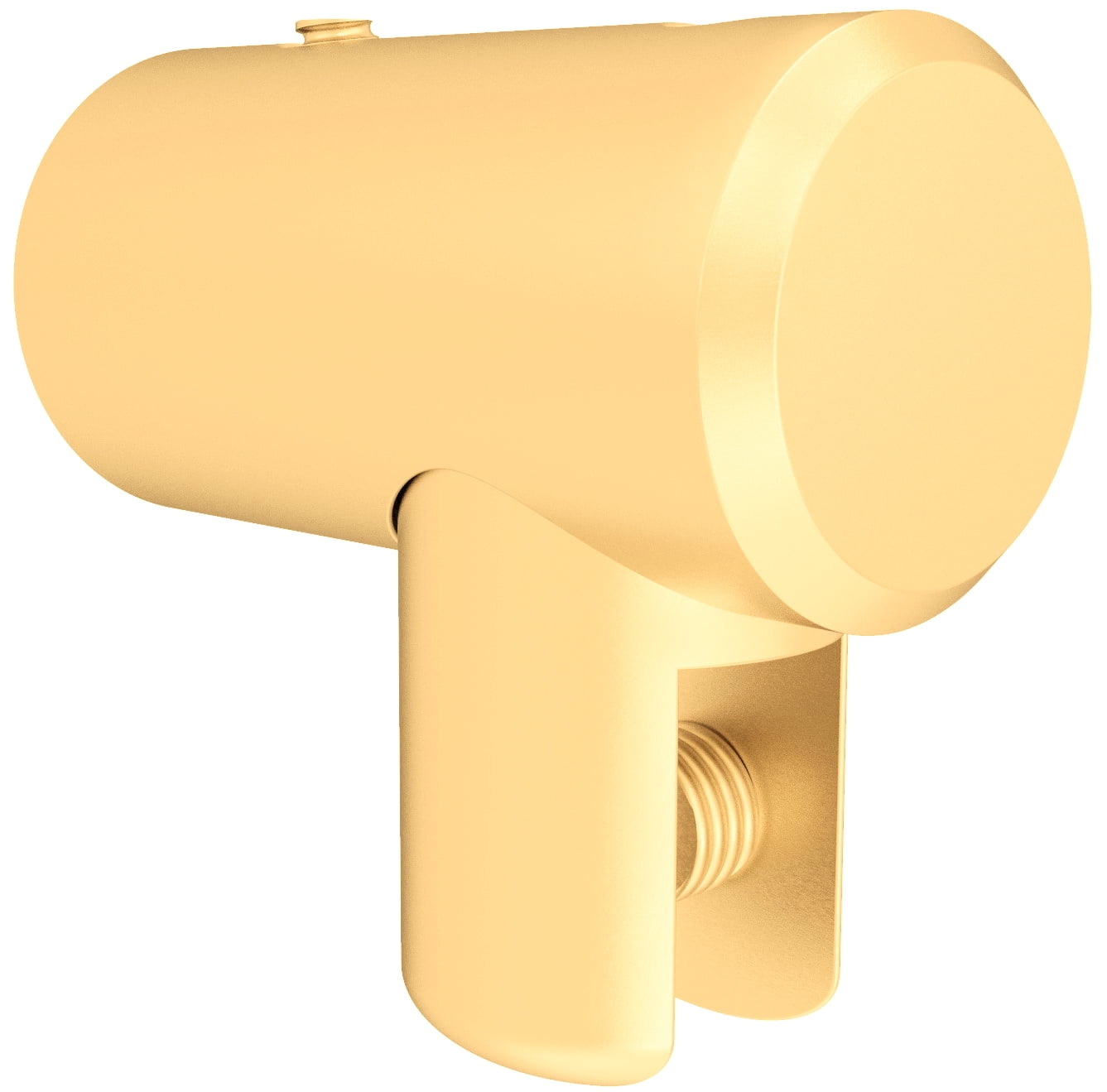 CRL S5BR Polished Brass Support Bar U-Bracket for 3/8" and 1/2" Glass