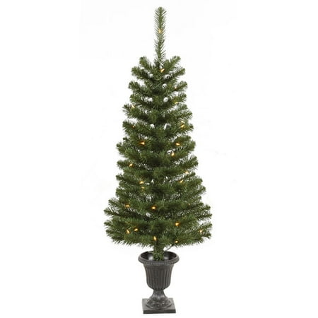 pack of 2 pre lit green spruce potted christmas trees 4 pack of 2 pre lit green spruce potted christmas trees 4