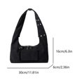 thumbnail image 3 of Bolso Mano Axila Hombro Mujer Gamuza Correa Ajustable para Viajes, 3 of 9