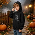 thumbnail image 4 of hengsof Girls Halloween Warm Hoodie Kids Print Pullover with Pocket Toddler Fall Winter Long Sleeve Sweatshirt 3-14Years, 4 of 8