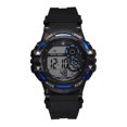 thumbnail image 1 of Reloj electrónico para deportes al aire libre, reloj de pulsera impermeable de goma para estudiantes para hombres (azul), 1 of 2