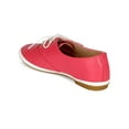 thumbnail image 3 of New Women Nature Breeze Laguna Beach Leatherette Two Tone  Lace Up Sneaker Flat, 3 of 5