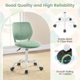 thumbnail image 3 of Spaco Ergonomic Children Study Chair with Adjustable Height, Armless Chair, Green, 3 of 8