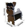 thumbnail image 3 of Giyblacko Flower Pots 1PCS Garden Flower Pot Dog Poodle Chihuahua Animal Planters Flower Pot Dog Planter Storage Containers Dog Planters Garden Pet Dog Storage Pots Decorative Ornaments Animal Shaped, 3 of 4