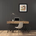 thumbnail image 3 of Schottler, Katharina 15x15 Black Ornate Wood Framed with Double Matting Museum Art Print Titled - Bouqette classico II, 3 of 4